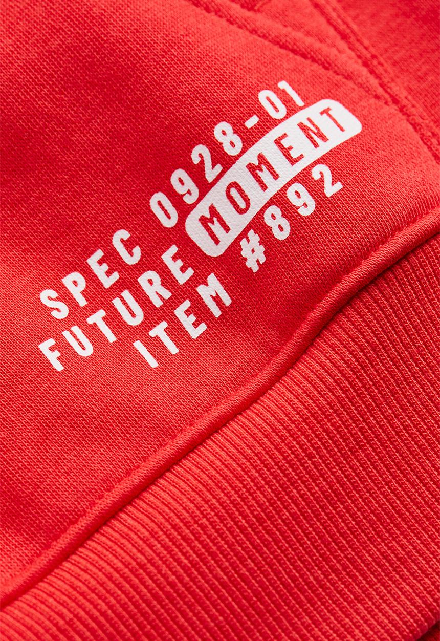 H&M - Printed hoodie - red/basketball