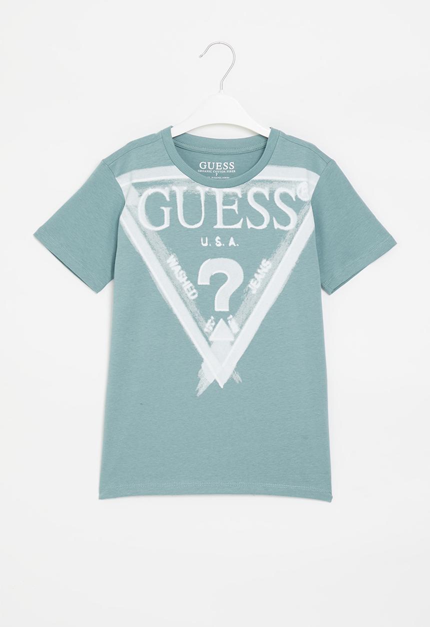 GUESS - Short sleeve T-shirt - honest blue