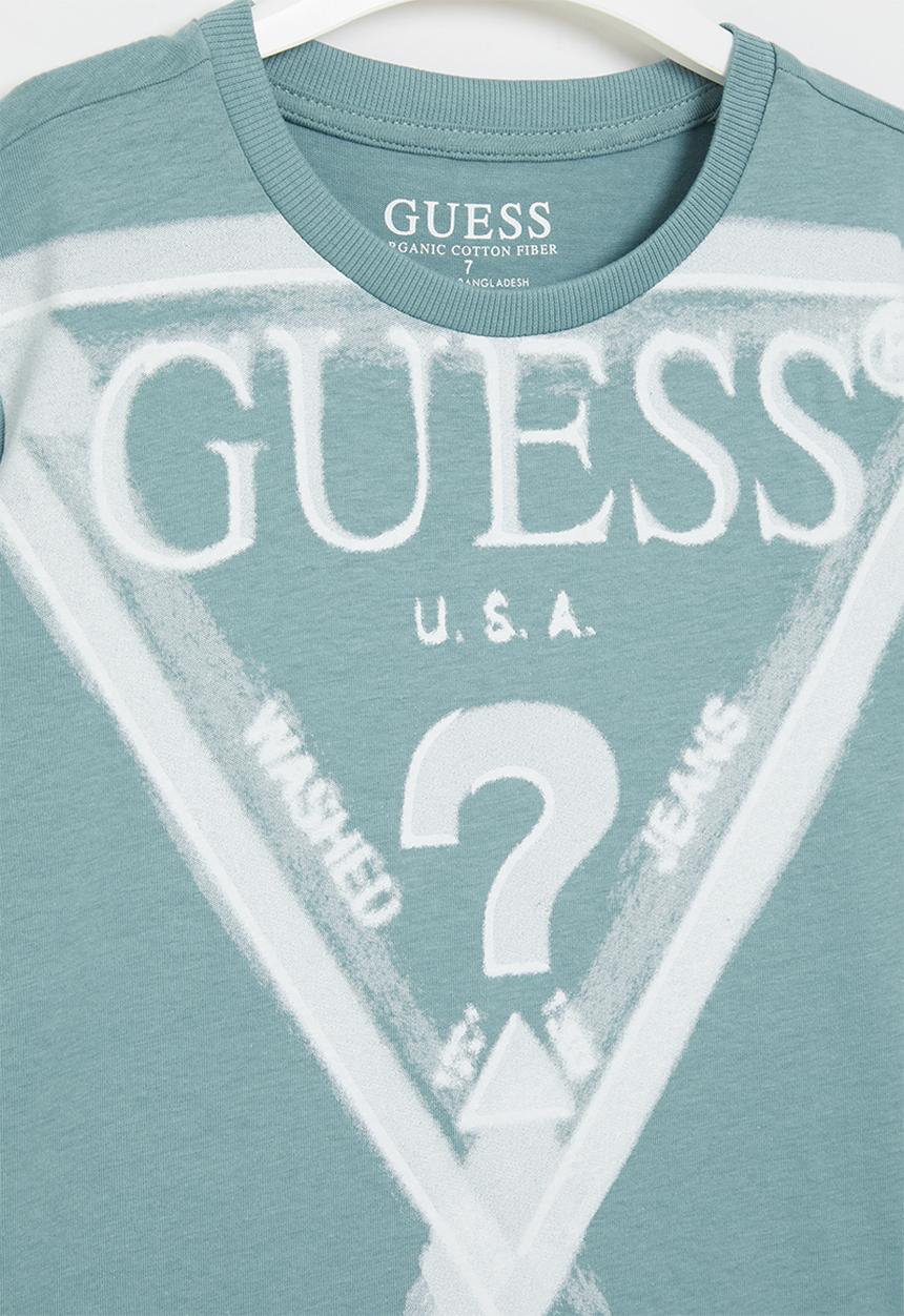 GUESS - Short sleeve T-shirt - honest blue
