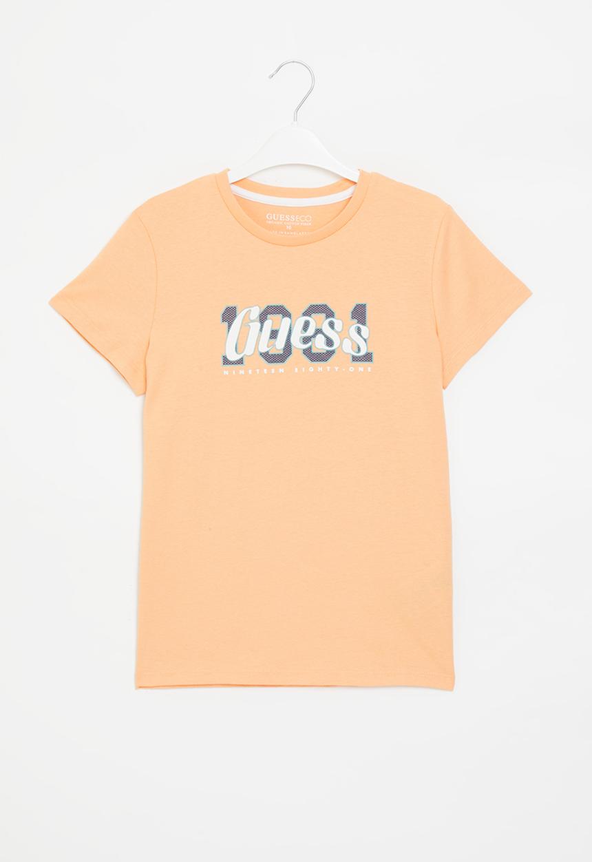 GUESS - Short sleeve T-shirt - orange peach
