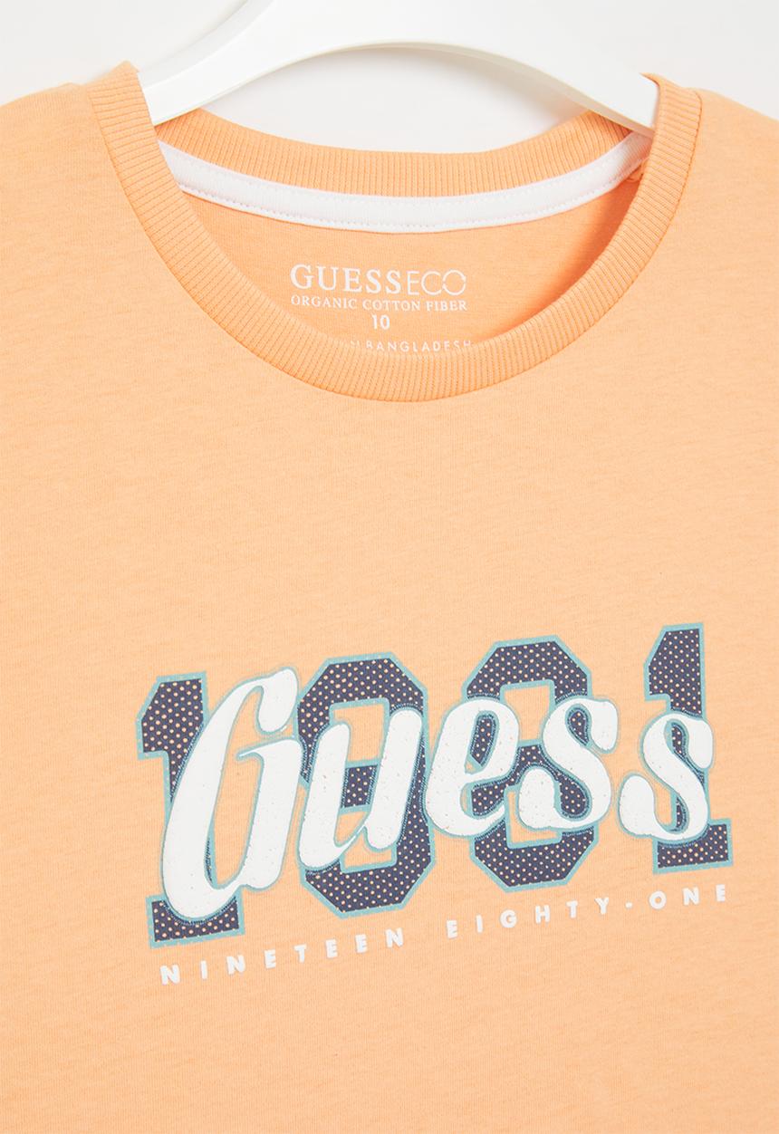 GUESS - Short sleeve T-shirt - orange peach