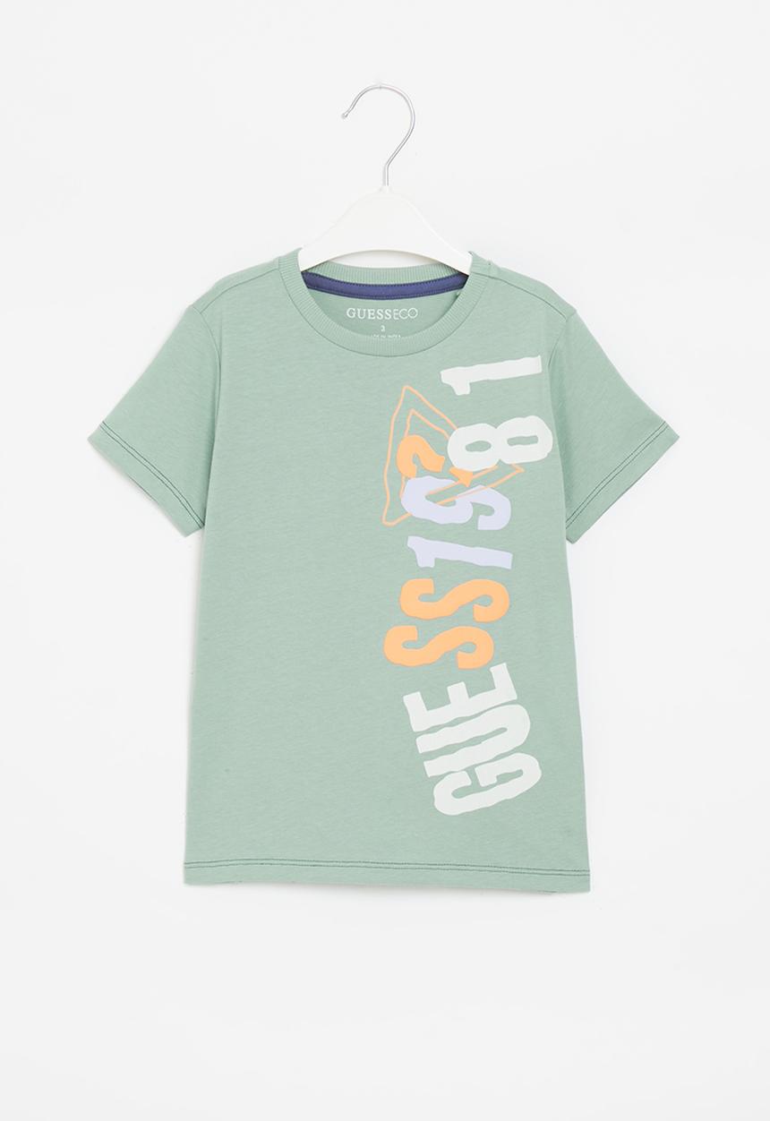 GUESS - Short sleeve T-shirt - lagoon fog