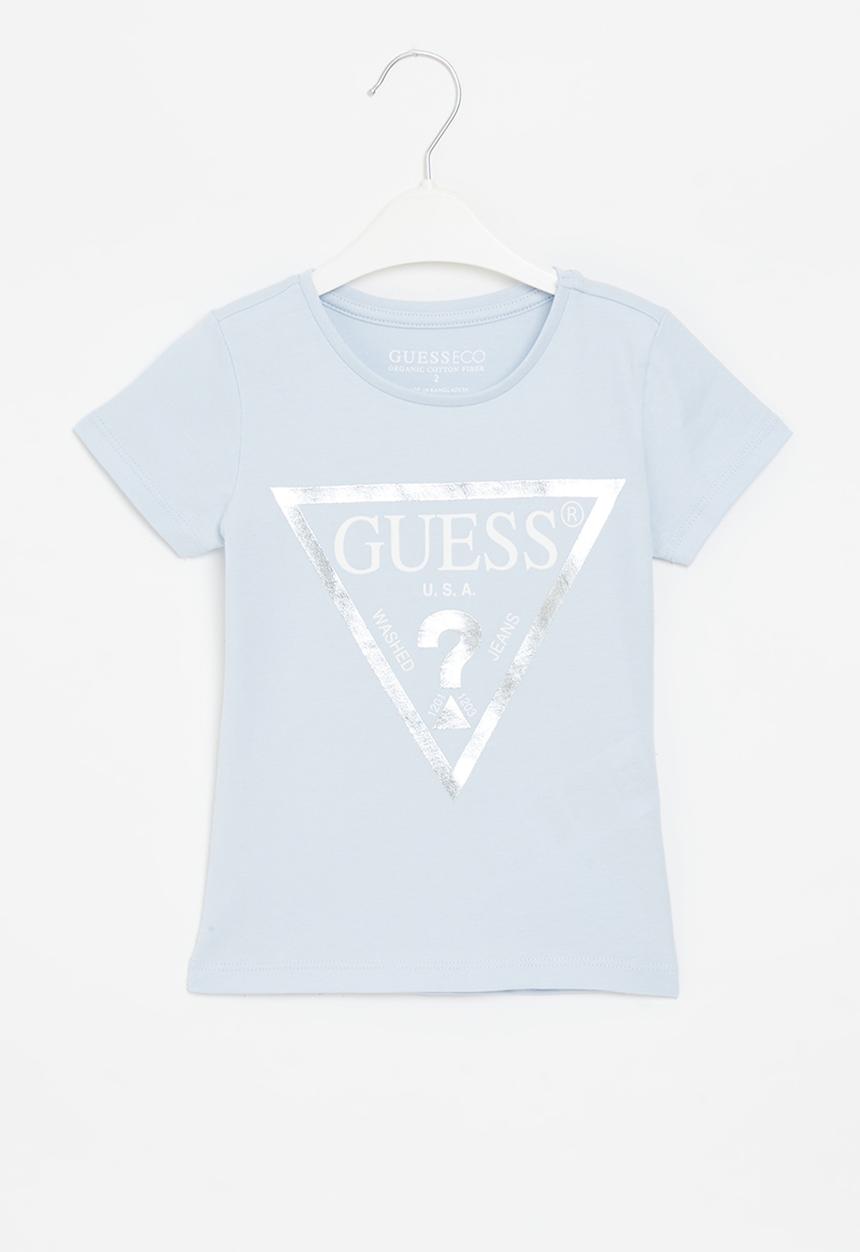 GUESS - Short sleeve T-shirt core - airway blue