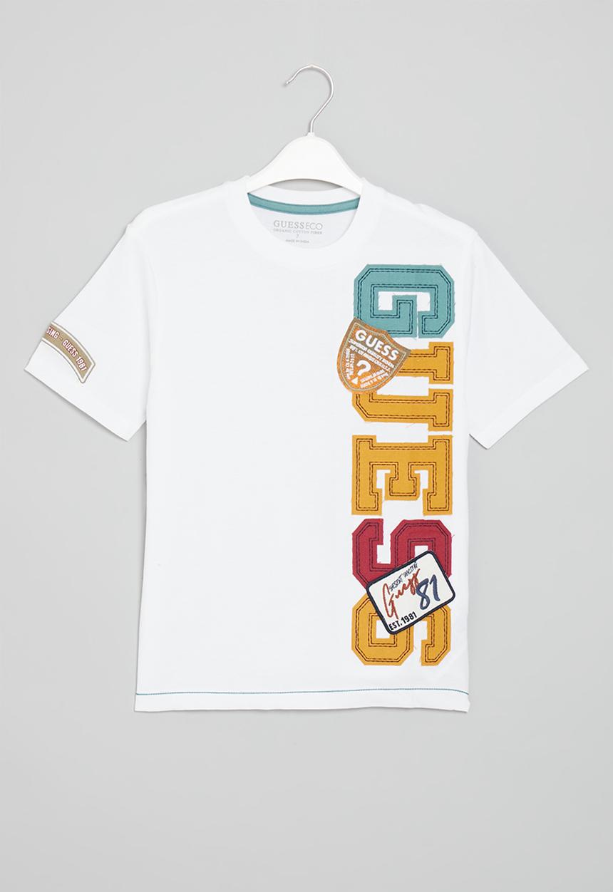GUESS - Short sleeve T-shirt - pure white