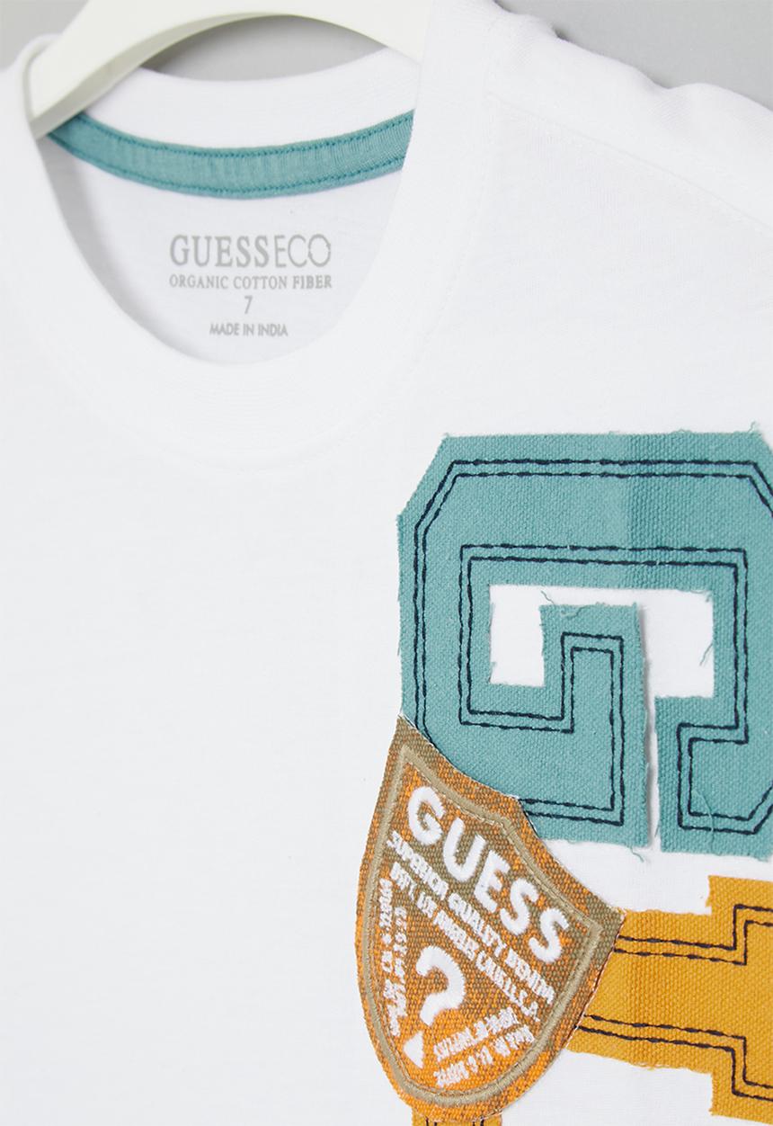 GUESS - Short sleeve T-shirt - pure white