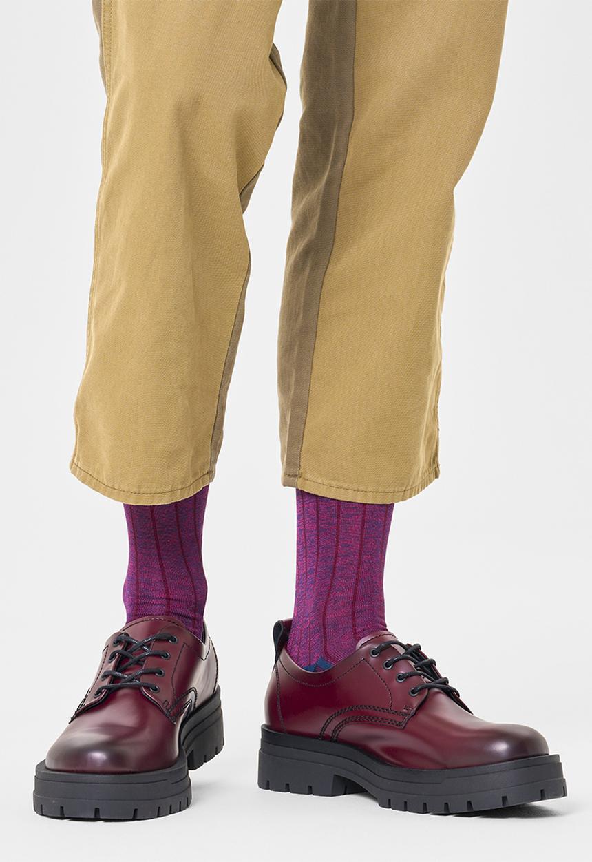Happy Socks - Dressed minimal compact sock - dark purple