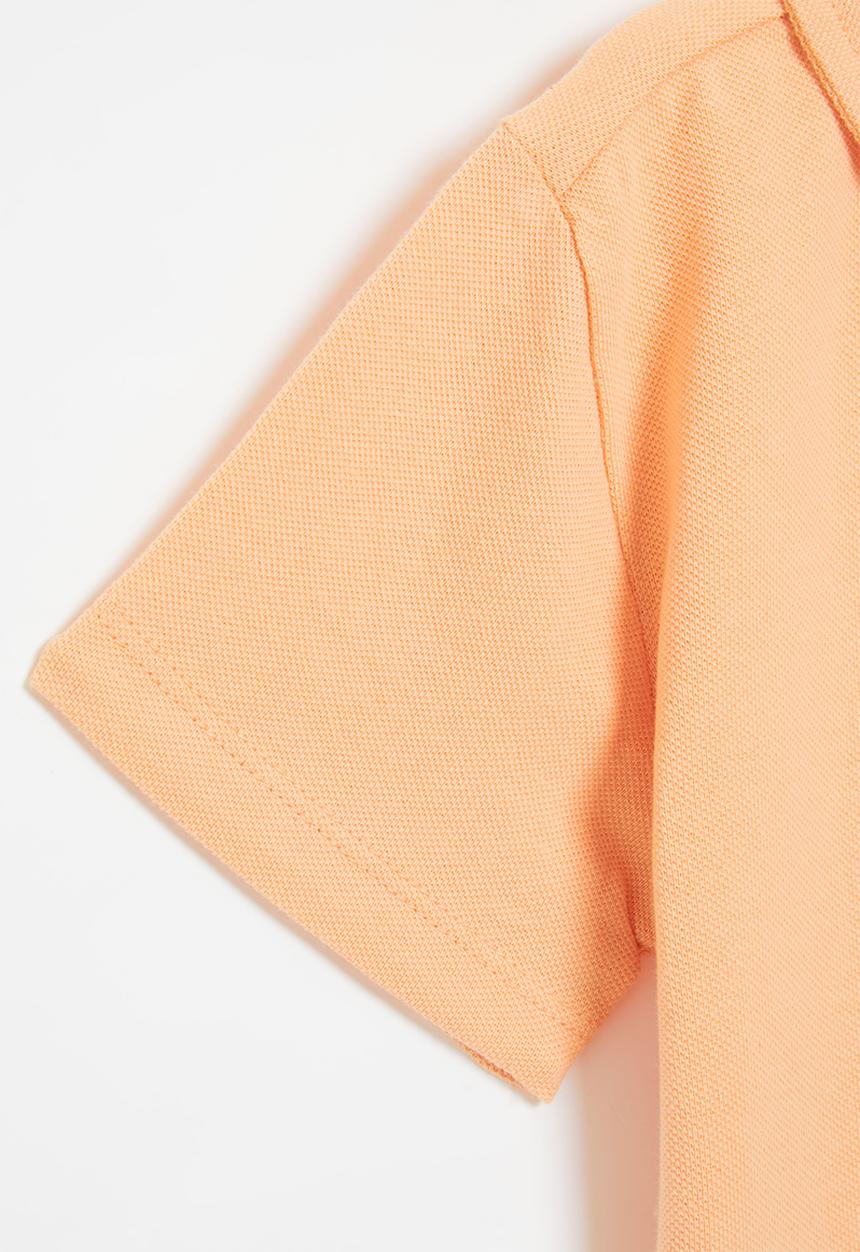 GUESS - Short sleeve polo - orange peach