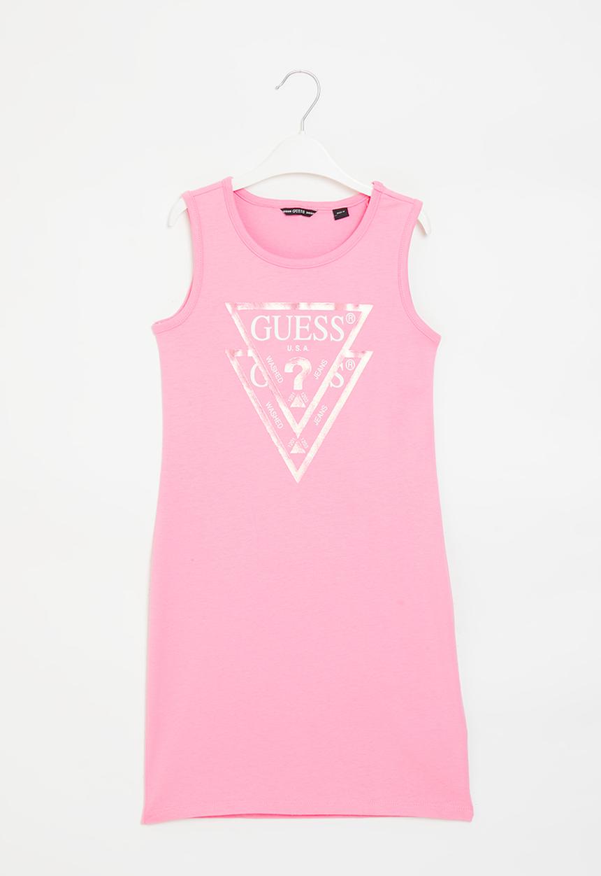 GUESS - Sleeveless dress core - pinky flower