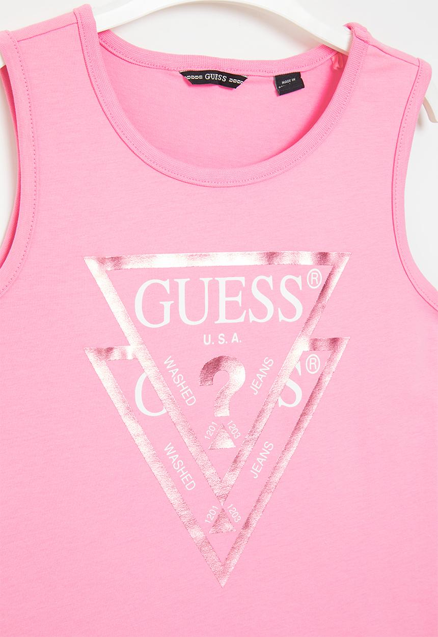 GUESS - Sleeveless dress core - pinky flower