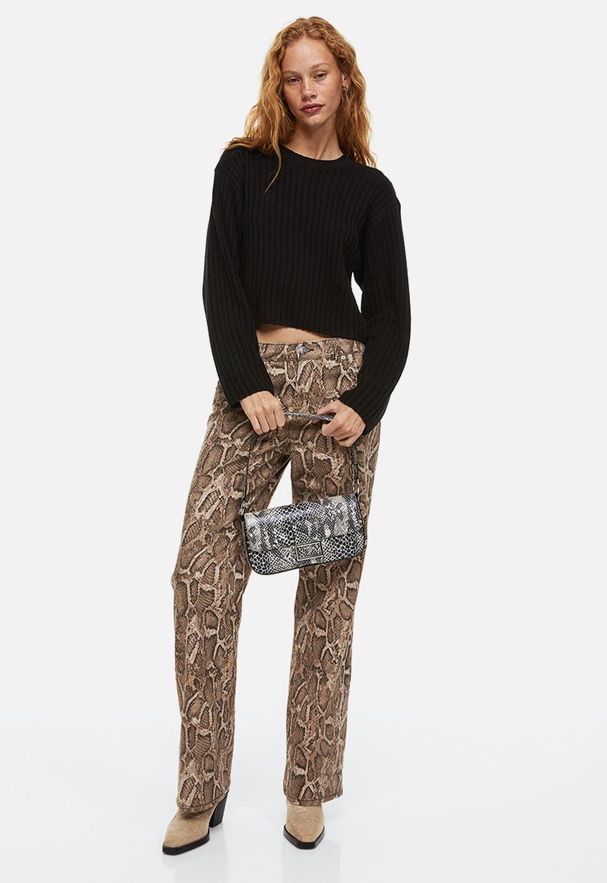 H&M - Rib-knit jumper - black