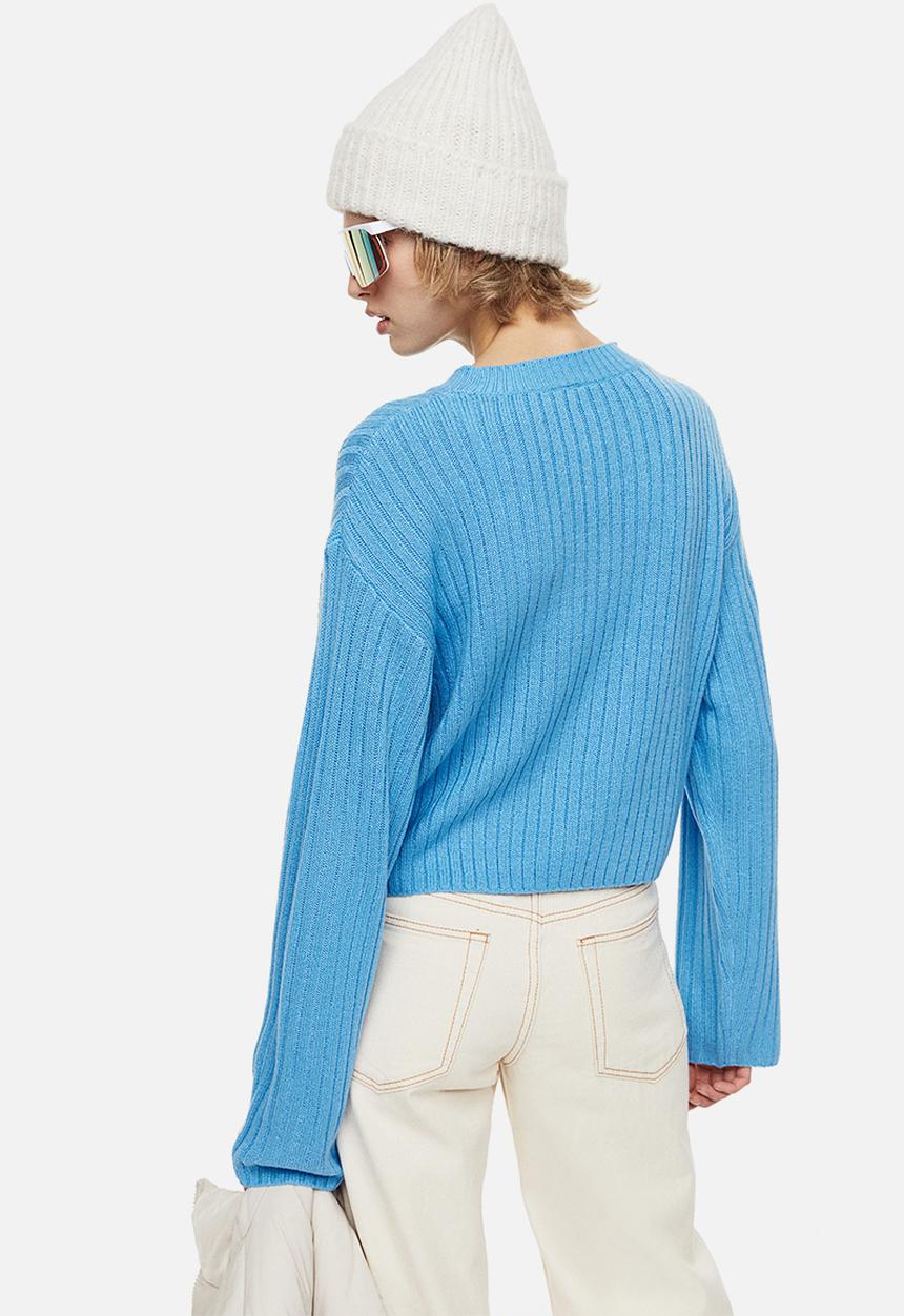 H&M - Rib-knit jumper - blue
