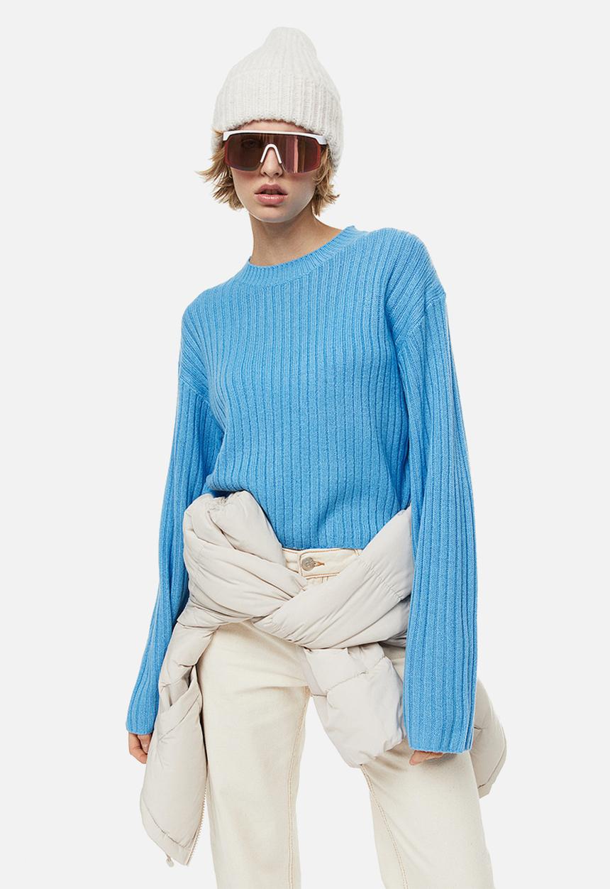H&M - Rib-knit jumper - blue