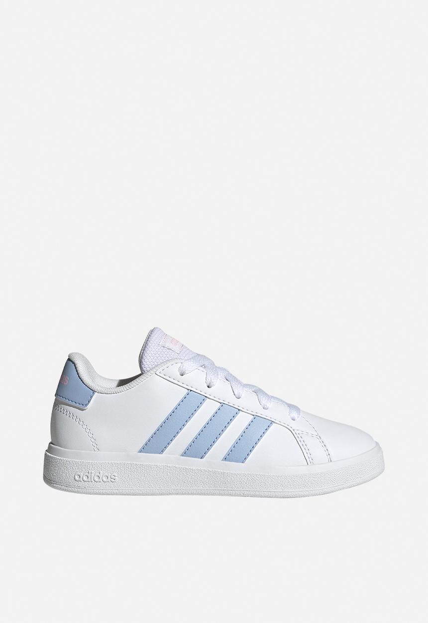 adidas Performance - Grand court 2.0 k - ftwr white/blue dawn/clear pink