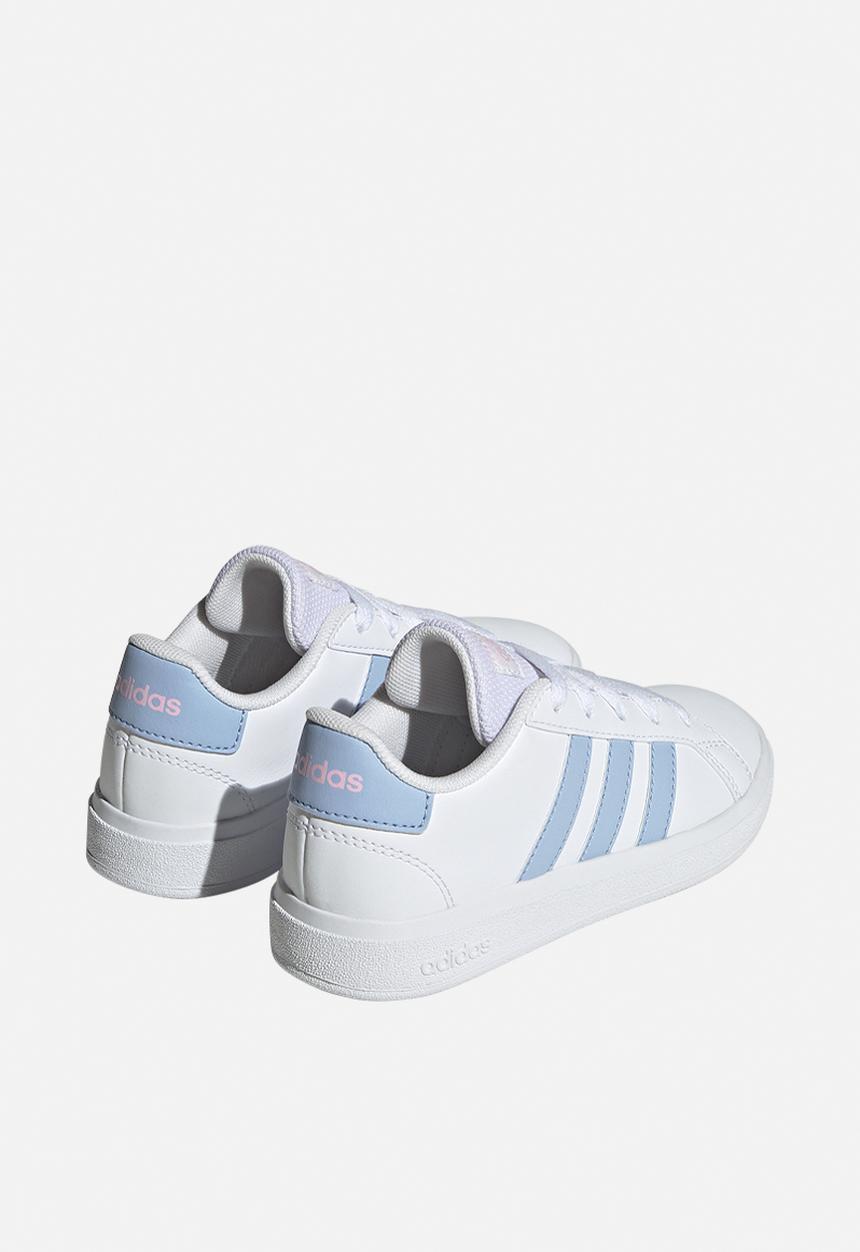 adidas Performance - Grand court 2.0 k - ftwr white/blue dawn/clear pink