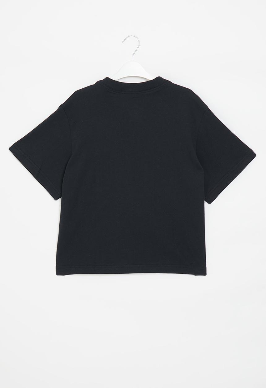 Nike - G nsw tee essntl short sleeve boxy - black & white
