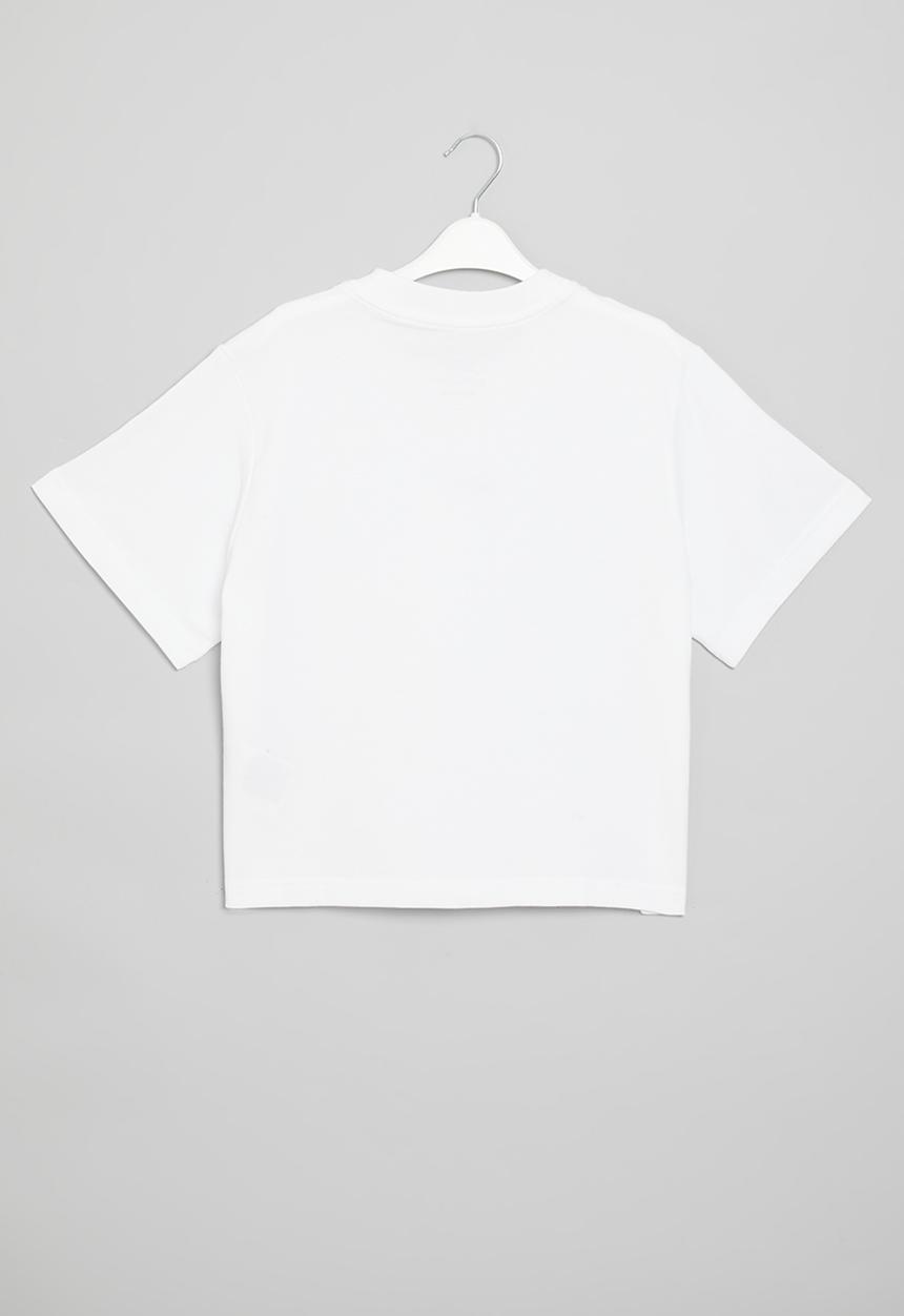 Nike - G nsw tee essntl short sleeve boxy - white & black