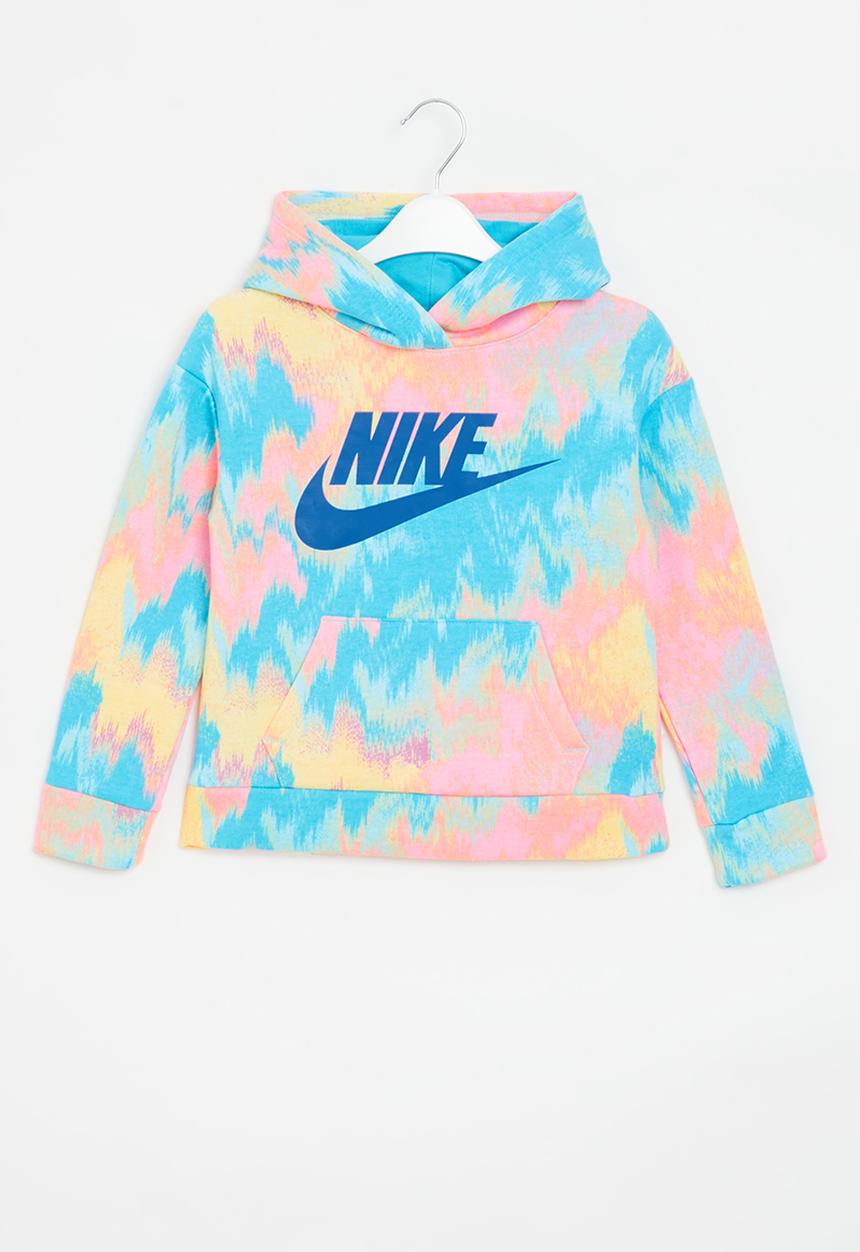 Nike - Nkg printed club pullover - ocean bliss