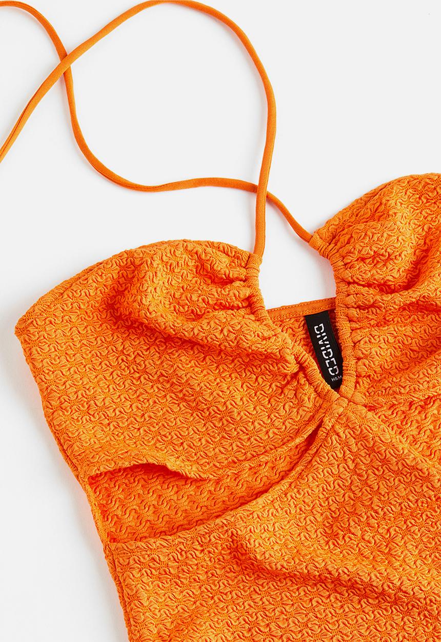 H&M - Cut-out thong body - orange