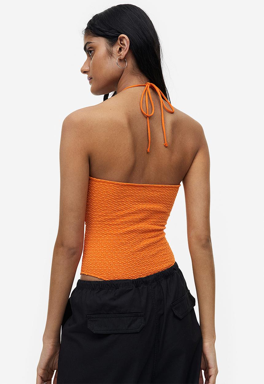 H&M - Cut-out thong body - orange