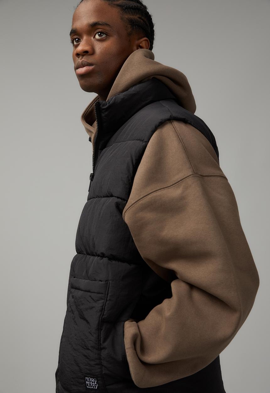 Factorie - Everyday puffer vest - black