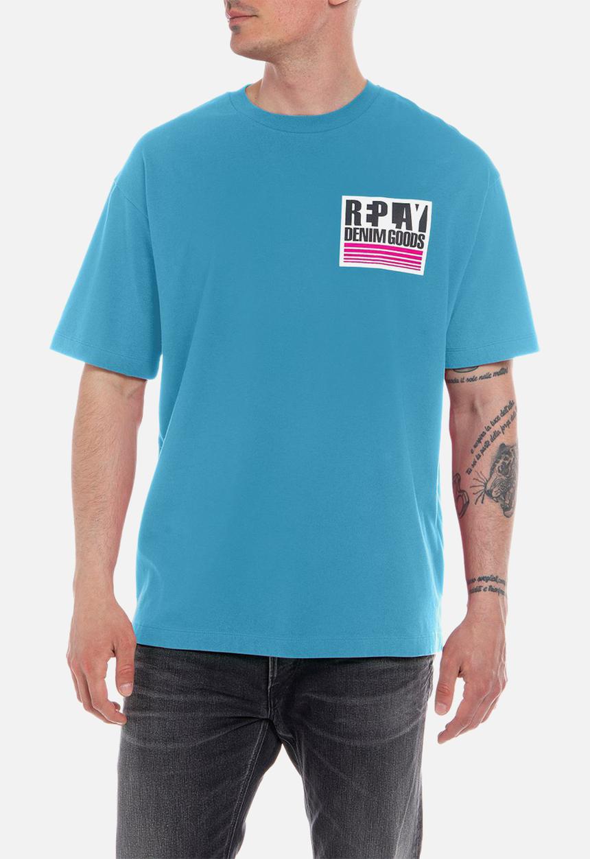 Replay - T-shirt - neon sky