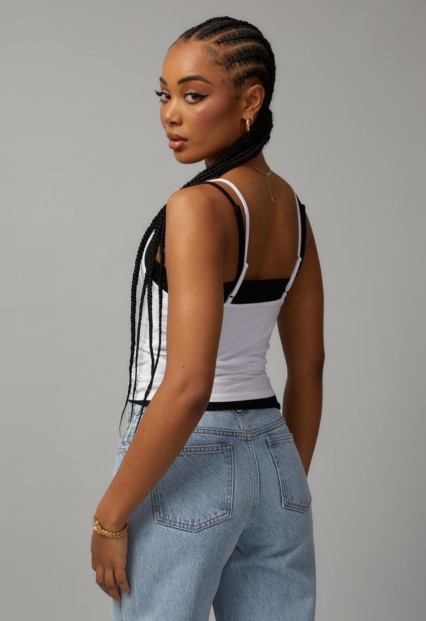 Factorie - Jersey cami - white