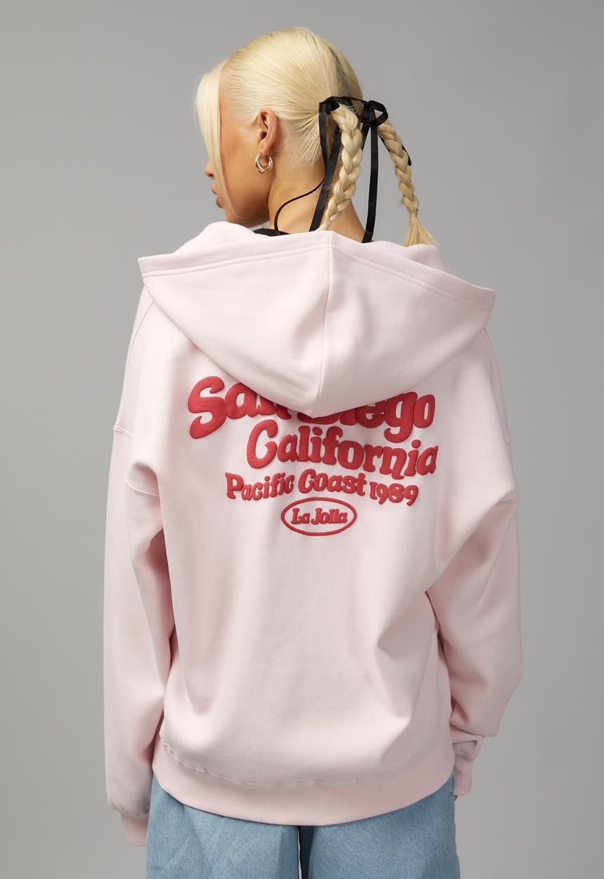 Factorie - Oversized zip through hoodie - bellarina/santa clarita