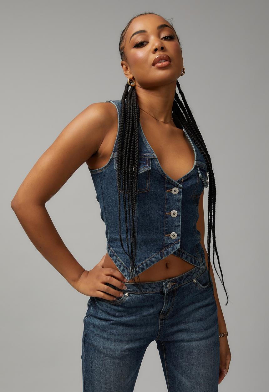 Factorie - Denim vest - blue