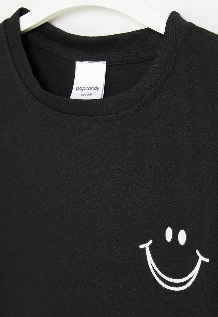 Pop Candy - Smiley tee - black