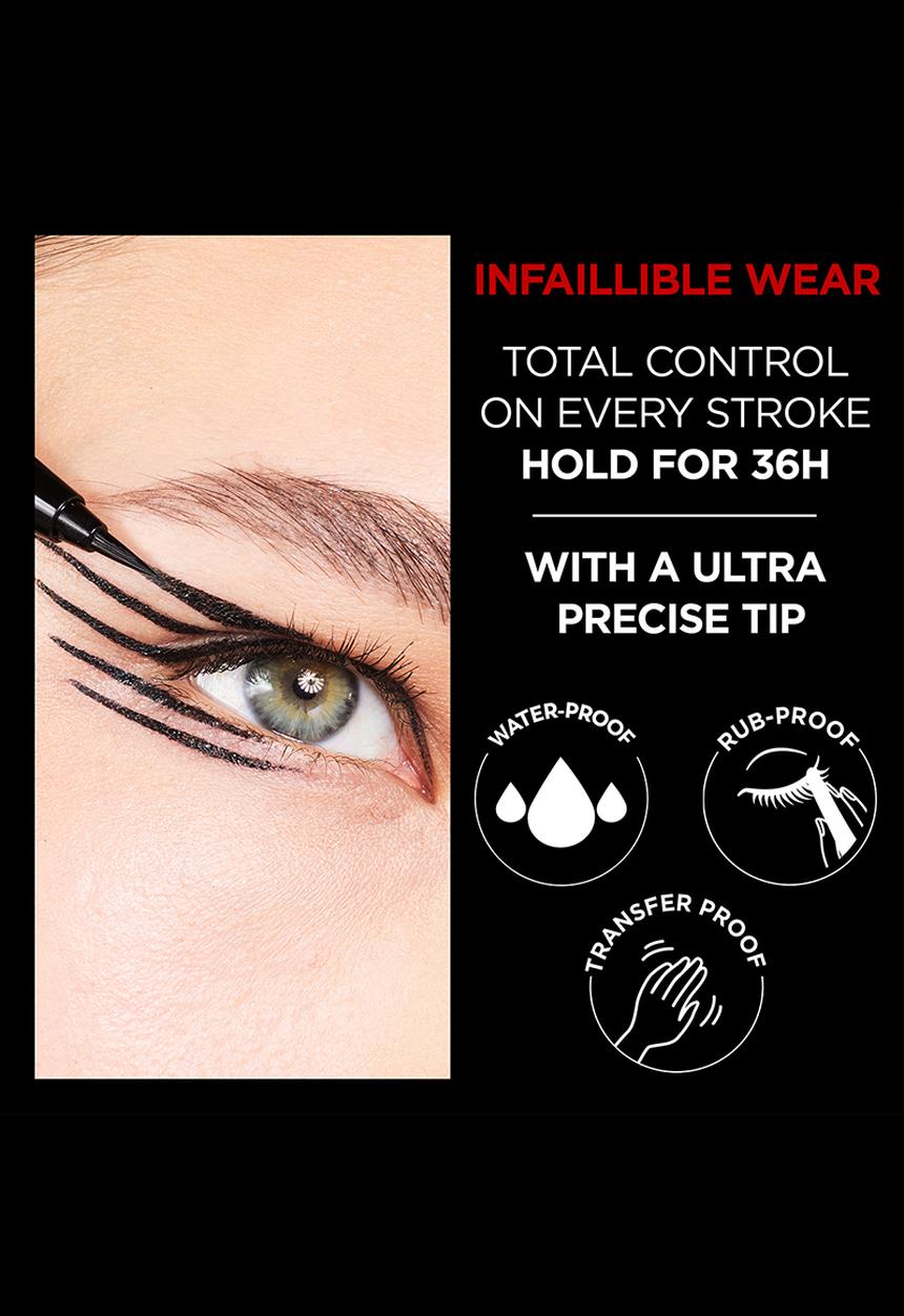 L'Oreal Paris - Infaillible Micro Felt Liner - 01 Obsidian Black