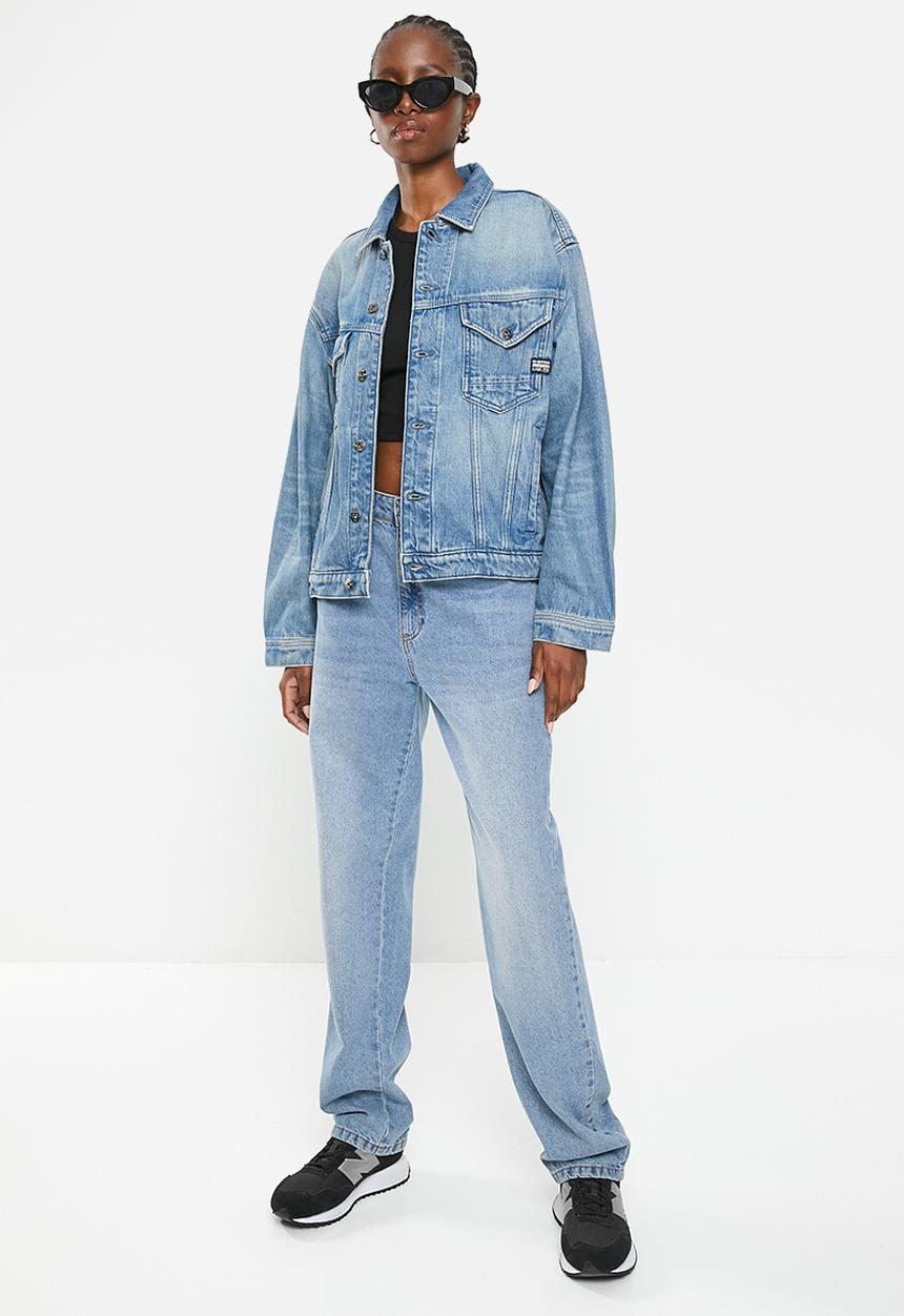 G-STAR - Oversized jacket wmn - sun faded air force blue