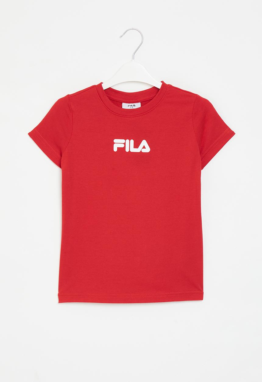 FILA - Mono deckle T-shirt - fila red