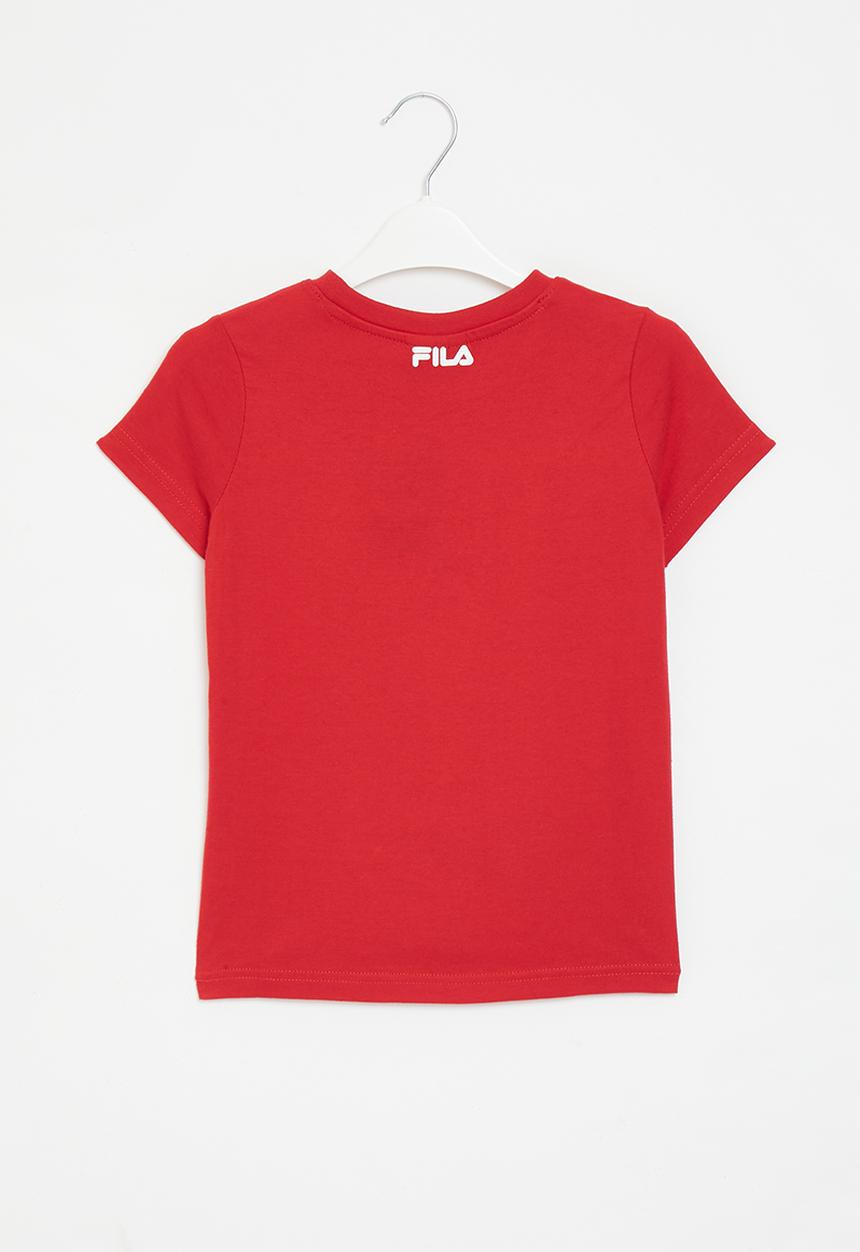 FILA - Mono deckle T-shirt - fila red