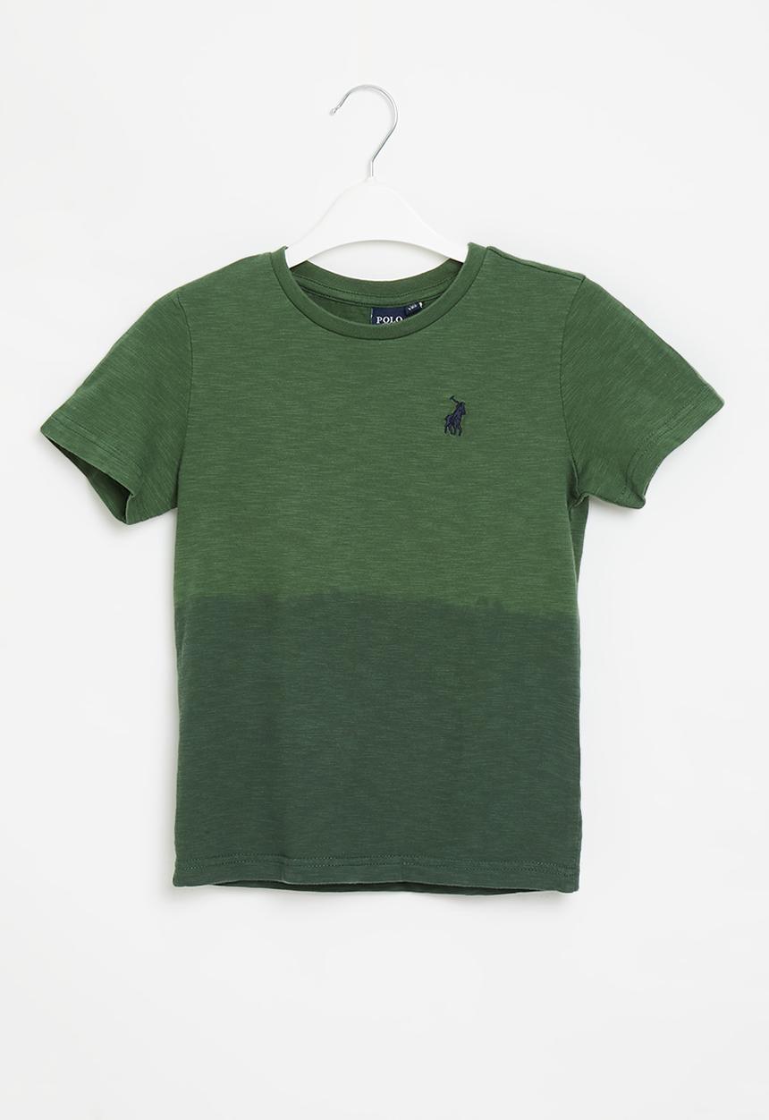 POLO - Boys ombre tee - green