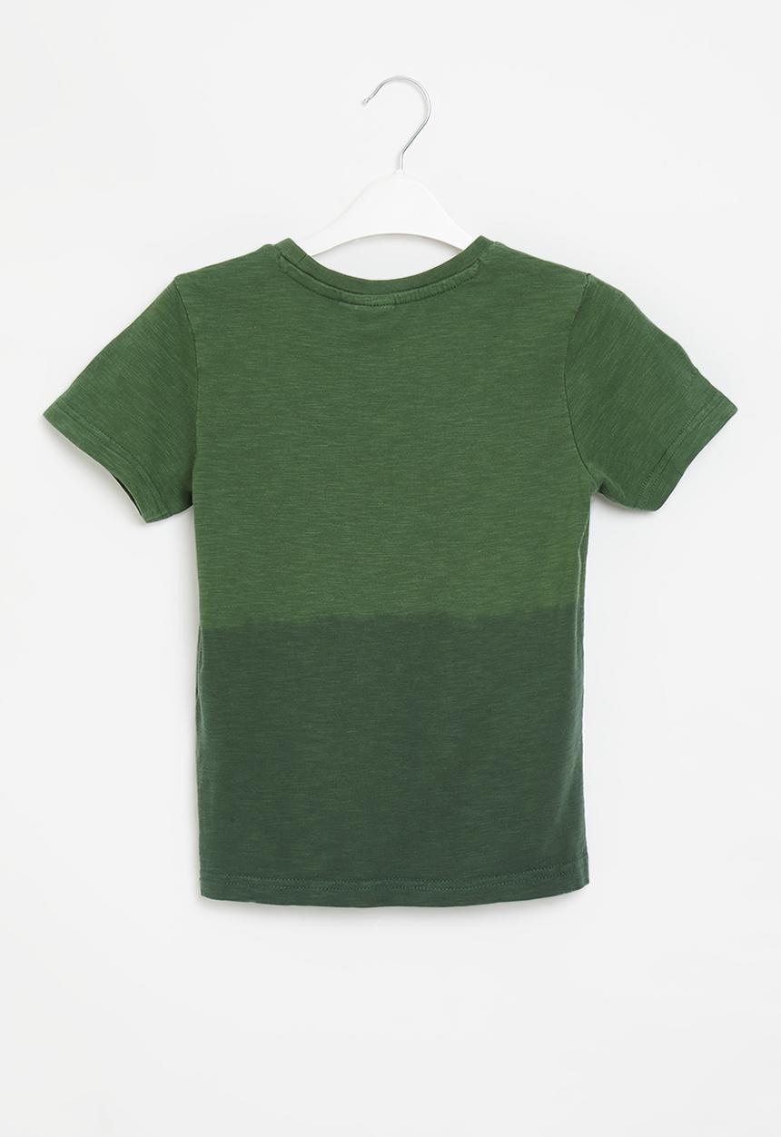 POLO - Boys ombre tee - green