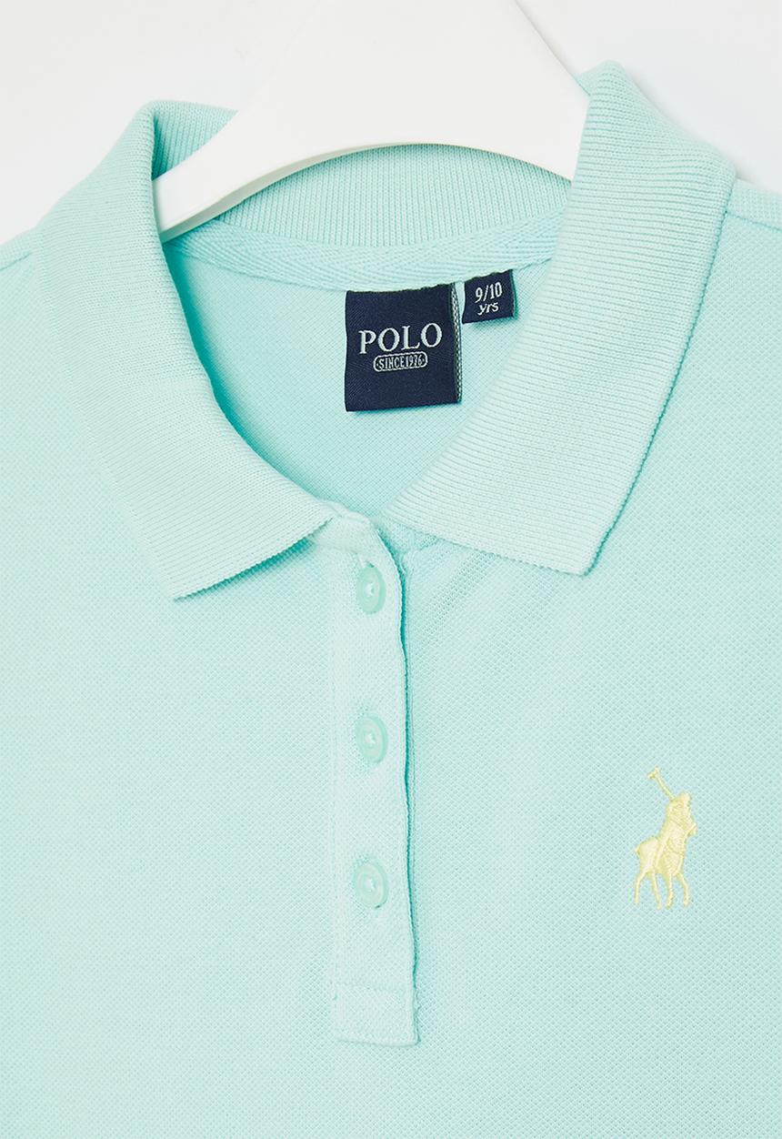 POLO - Girls classic golfer - aqua