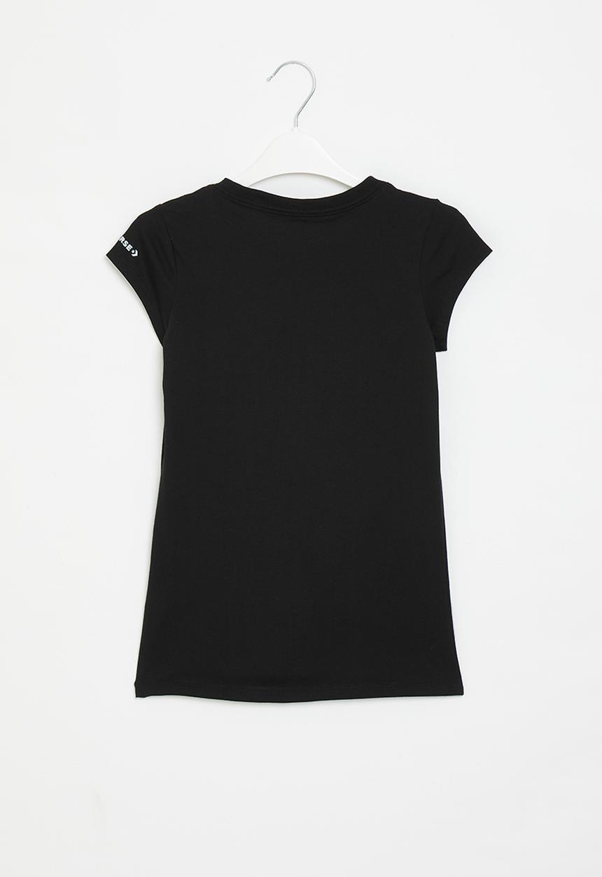 Converse - Teen Short sleeve chuck patch gfx T-shir - black