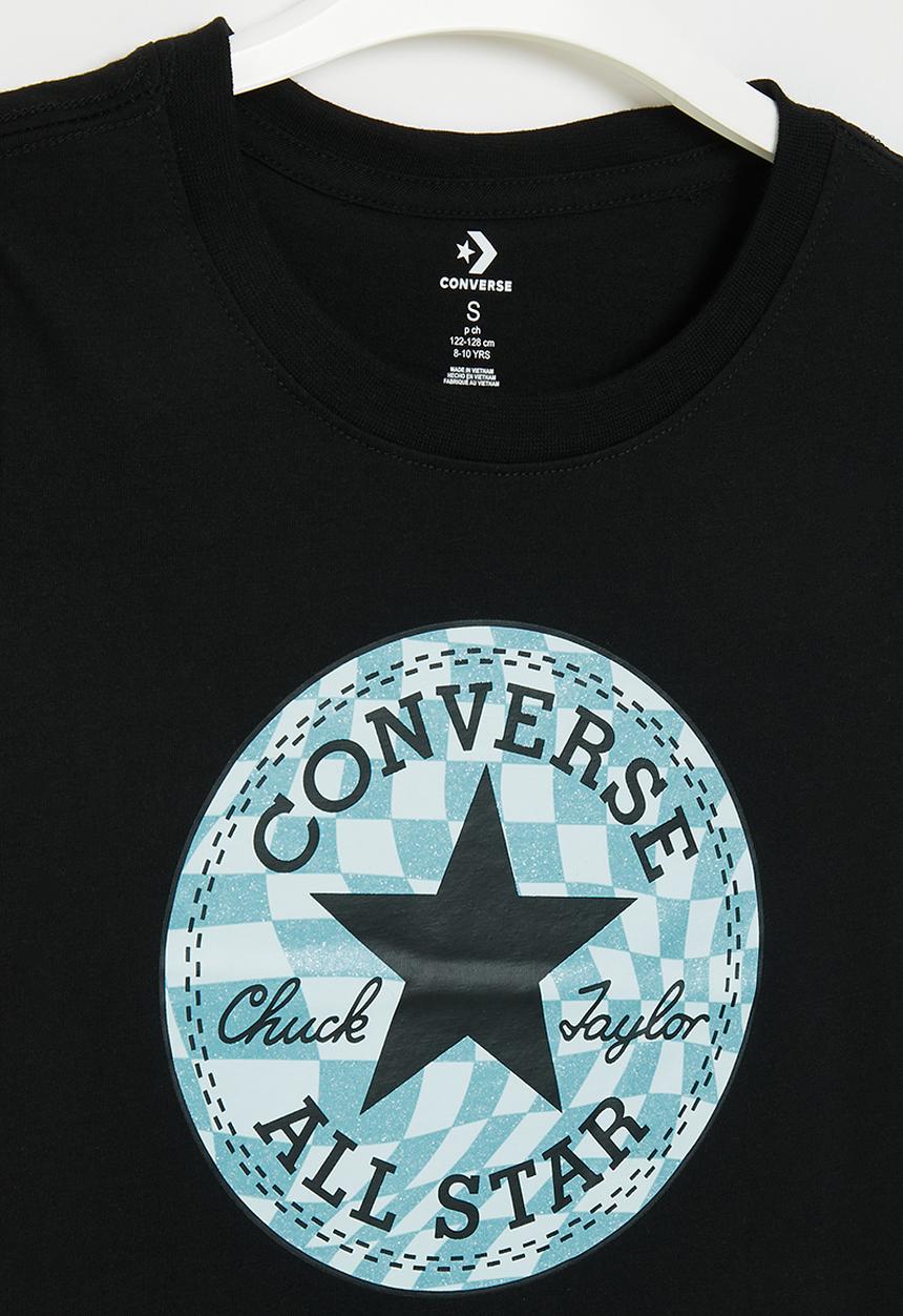 Converse - Teen Short sleeve chuck patch gfx T-shir - black
