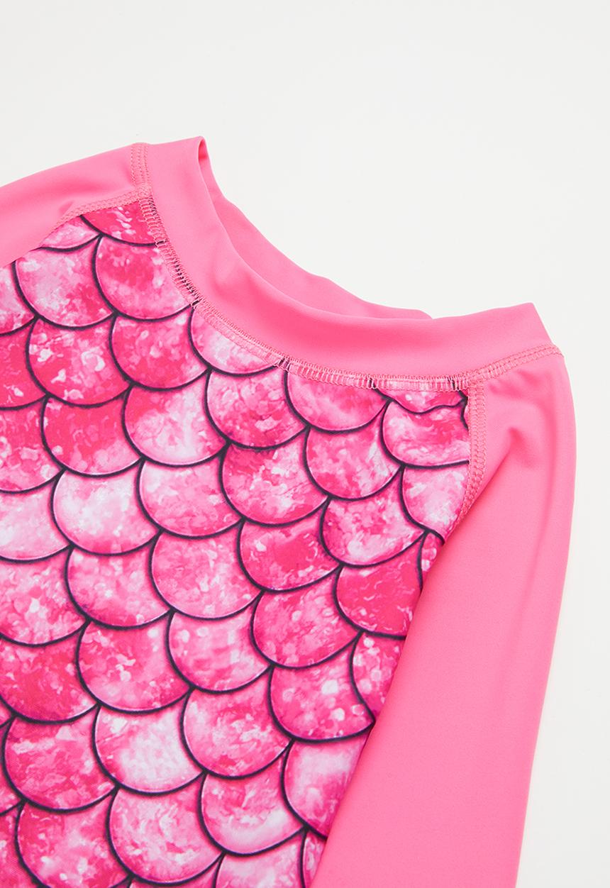 Pop Candy - Rashvest & bottom swim set - pink