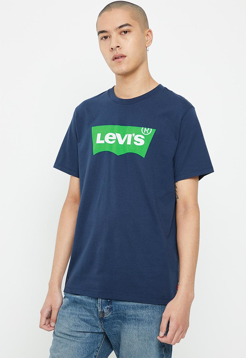 Levi’s® - Graphic crew neck tee za ssnl core bw dre - navy