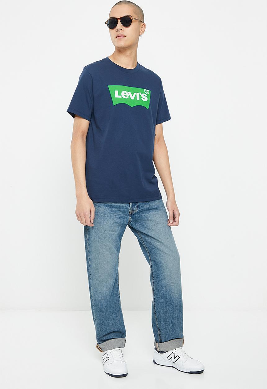 Levi’s® - Graphic crew neck tee za ssnl core bw dre - navy