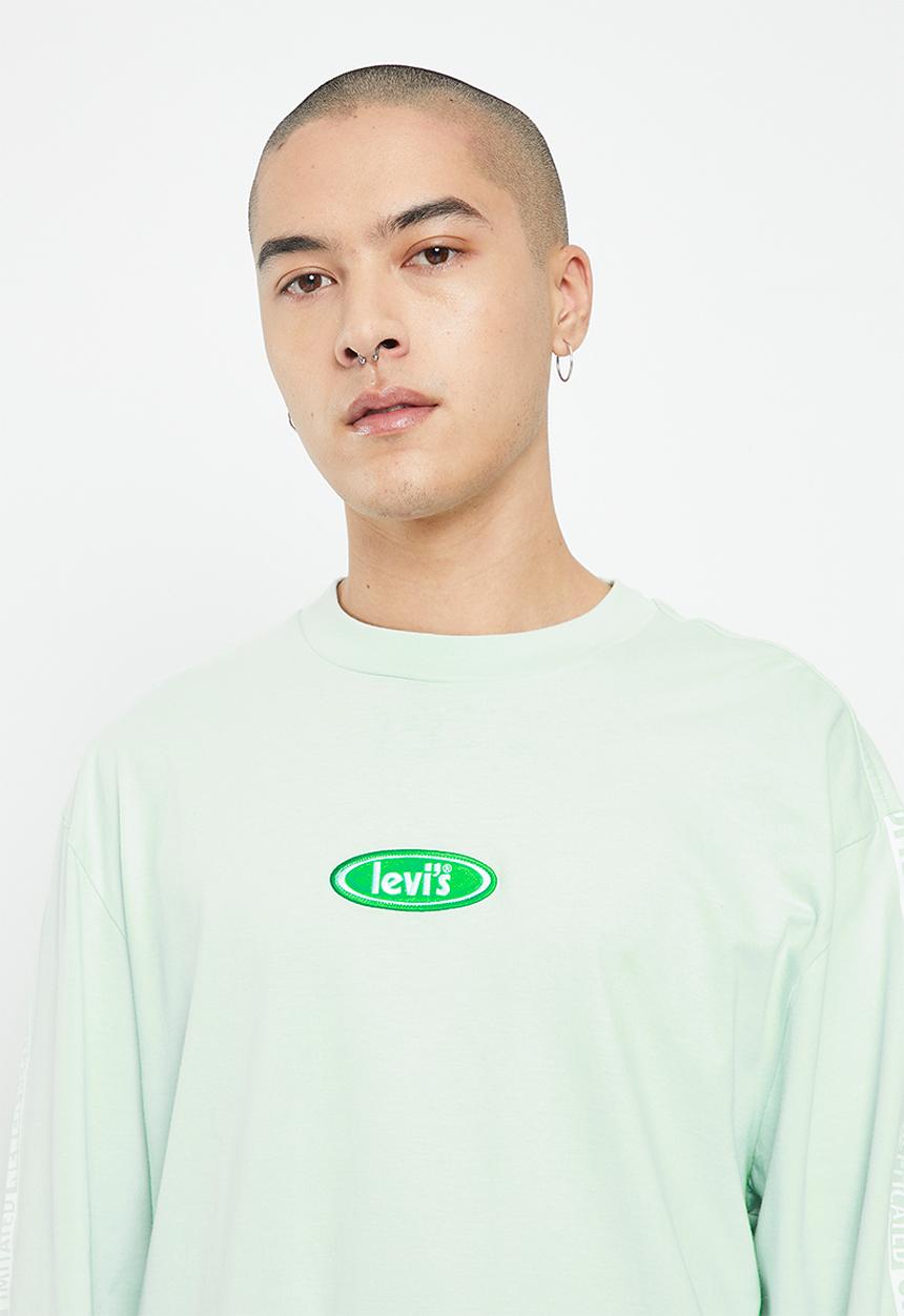 Levi’s® - Ls graphic authent tee z ssnl exp logo l - green 
