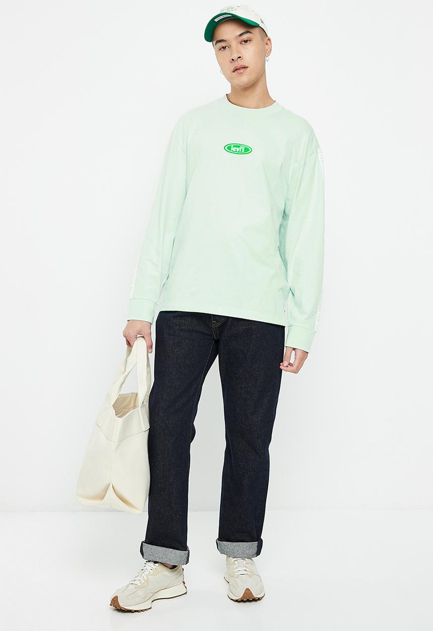 Levi’s® - Ls graphic authent tee z ssnl exp logo l - green 