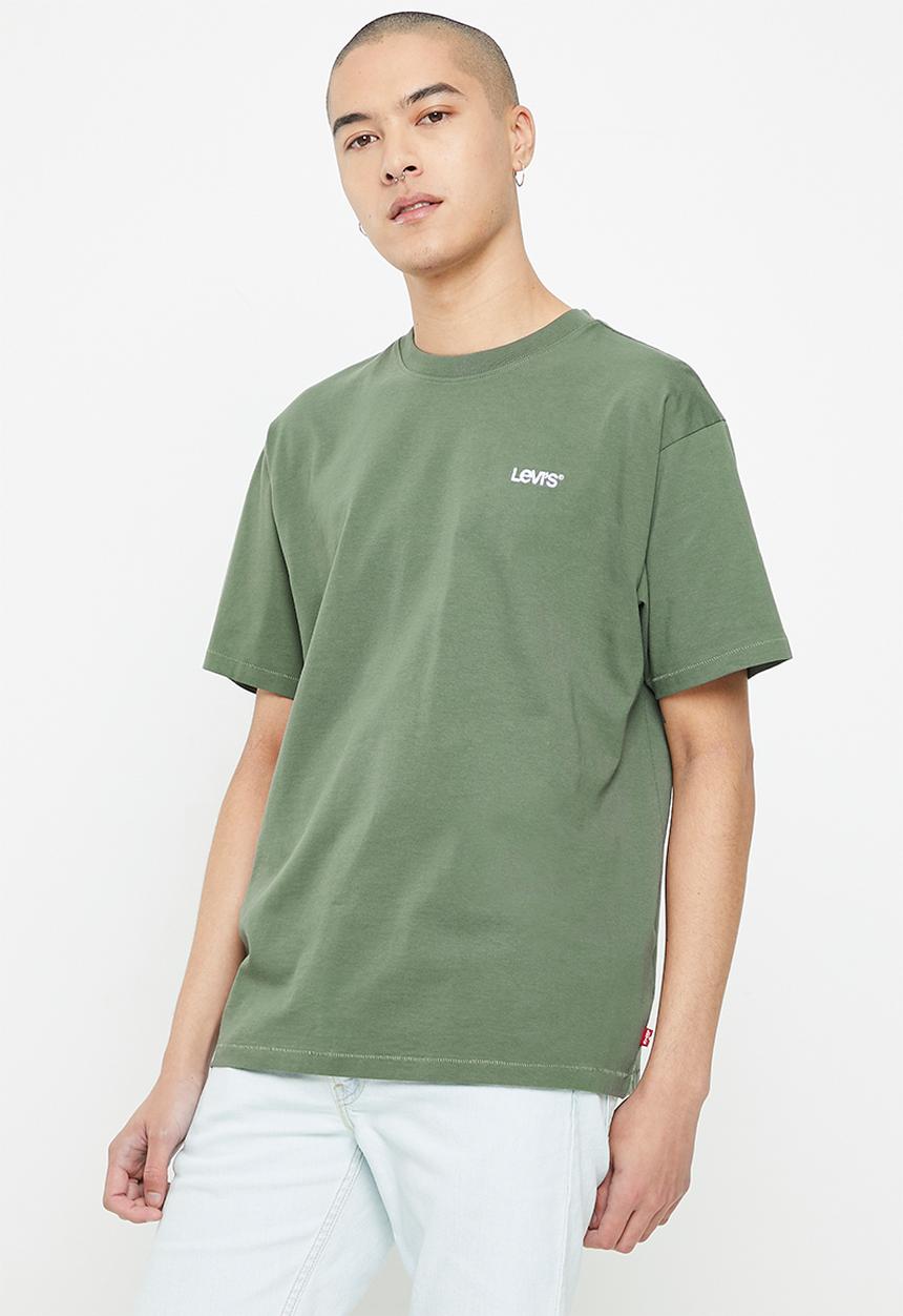 Levi’s® - Red tab vintage tee za thyme garment dye - green 