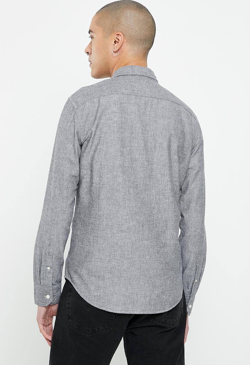 Levi’s® - Ls battery hm shirt slim - black agate 