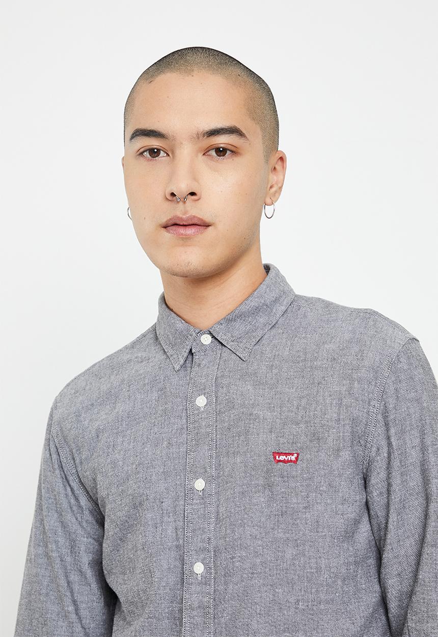 Levi’s® - Ls battery hm shirt slim - black agate 
