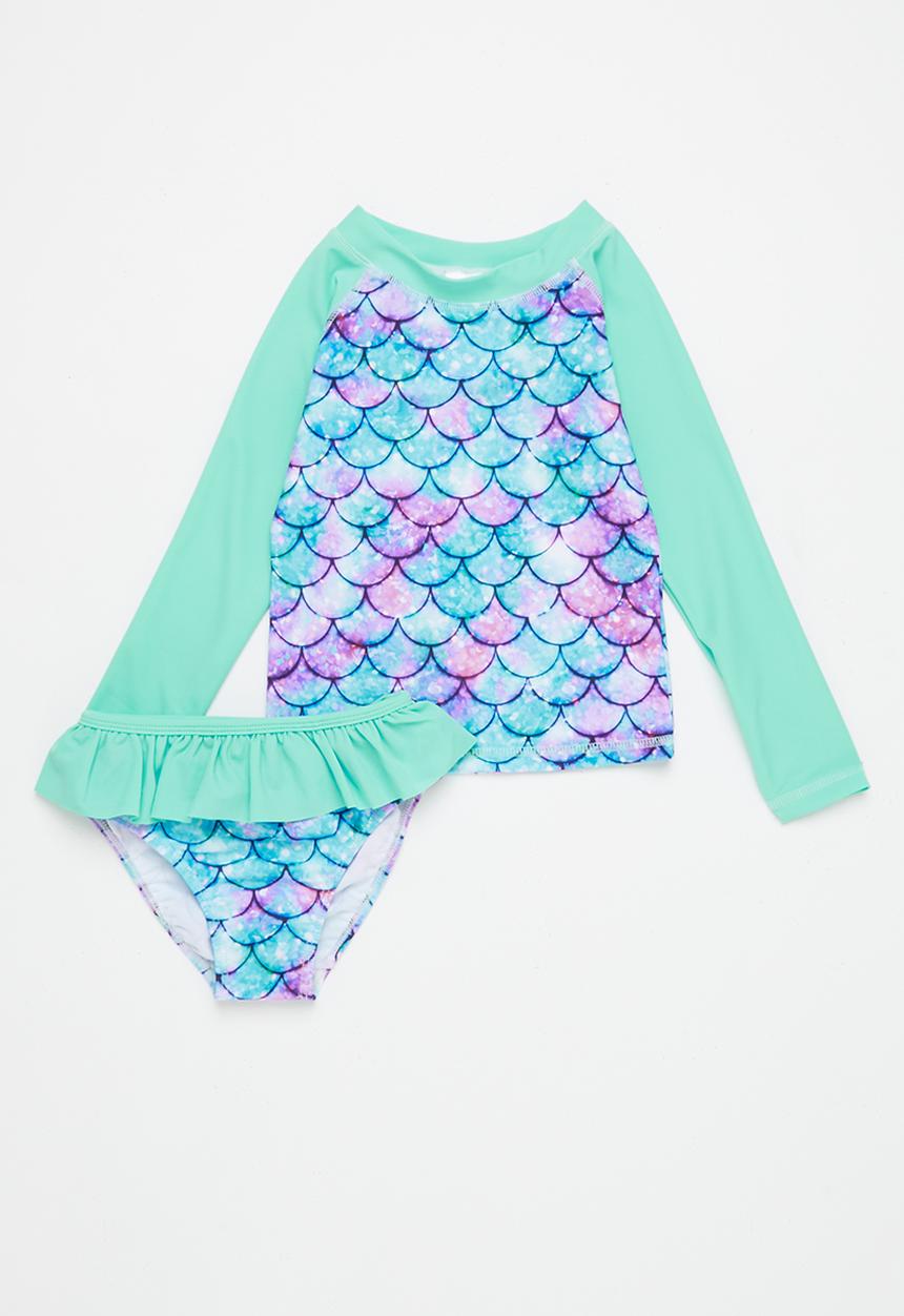 Pop Candy - Rashvest & bottom swim set - blue 