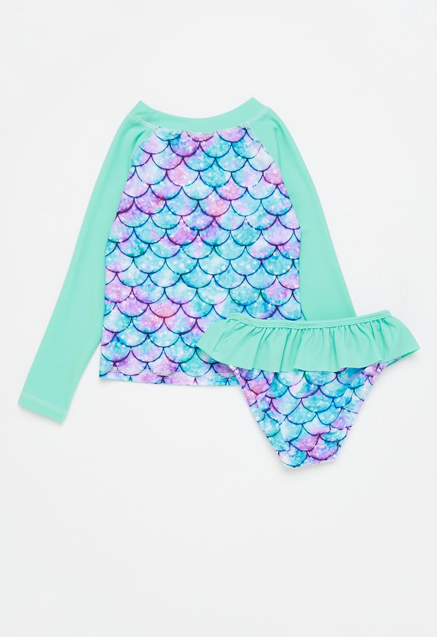 Pop Candy - Rashvest & bottom swim set - blue 