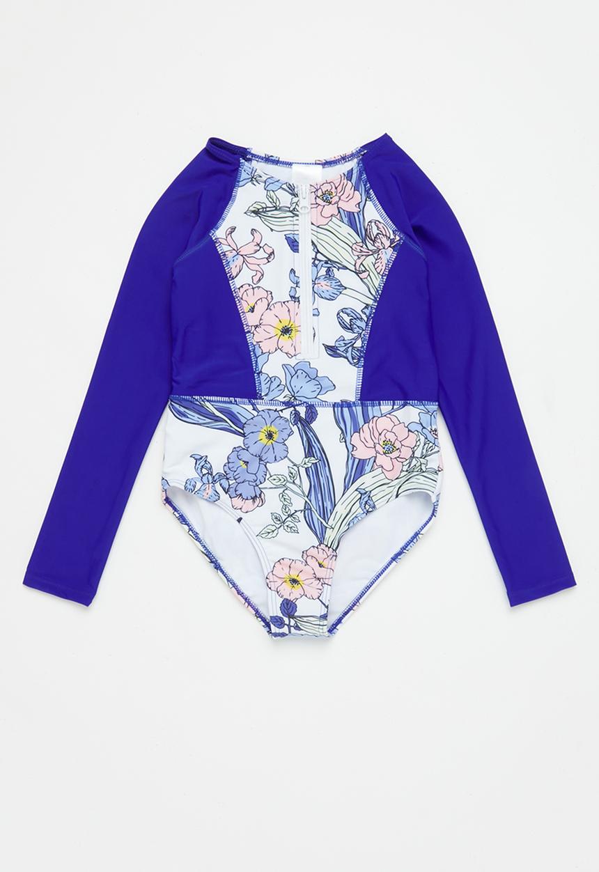 Pop Candy - Long sleeve swimsuit - blue 