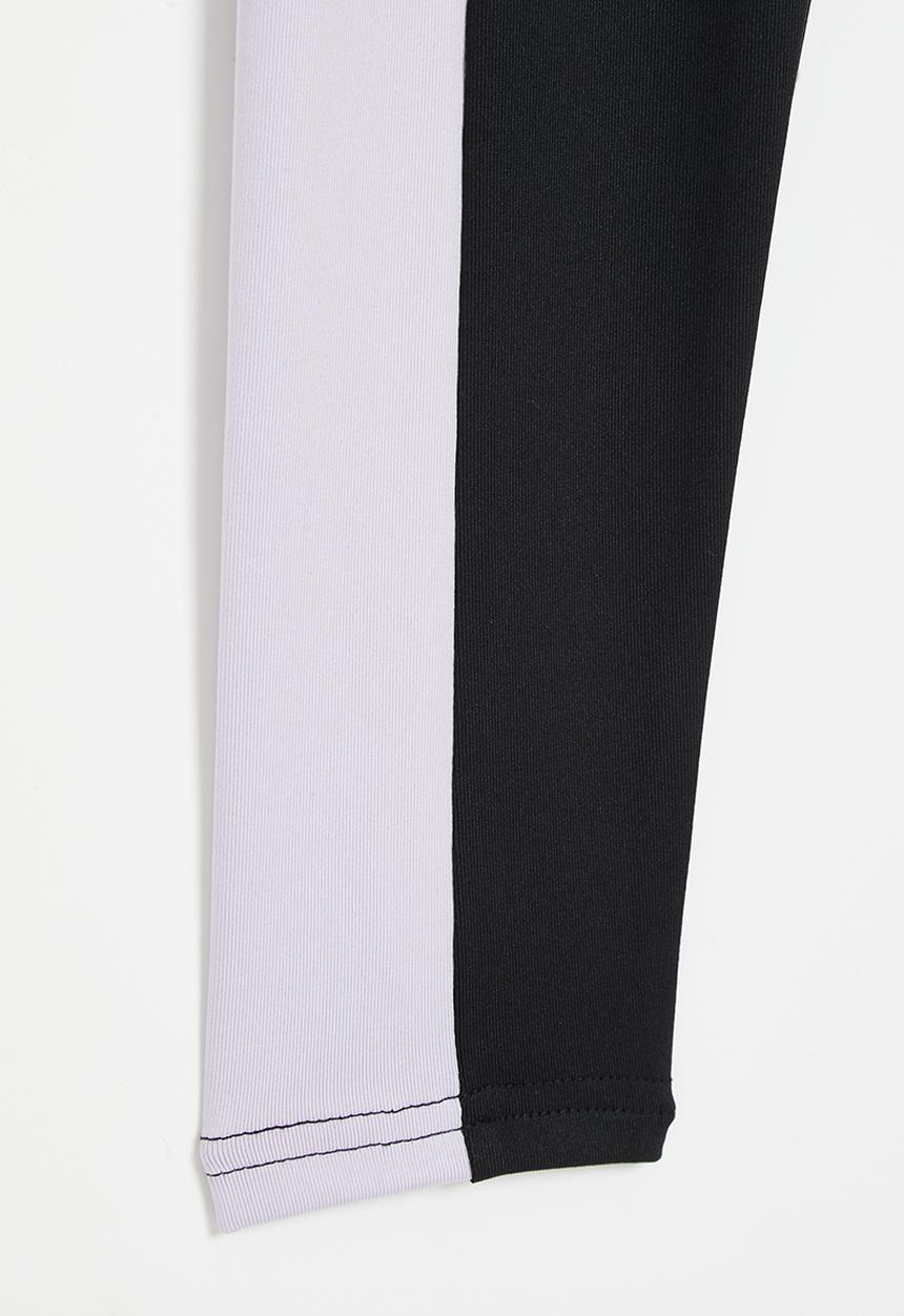 Converse - Blocked high rise legging - black